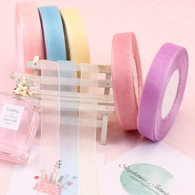 45Meters Organza Ribbon Width 12mm Chiffon Ribbon DIY Wedding Clothing Auxiliary Materials Decoration Handicraft Accessories
45Meters Organza Ribbon Width 12mm Chiffon Ribbon DIY Wedding Clothing Auxiliary Materials Decoration Handicraft Accessories