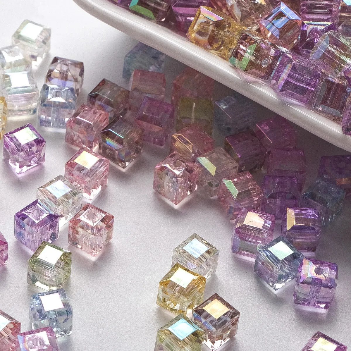 50pcs Multi-faceted Transparency Acrylic Square 3D Loose Beads For DIY Bracelets, Earrings, Necklaces, Jewelry Making Accessorie
50pcs Multi-faceted Transparency Acrylic Square 3D Loose Beads For DIY Bracelets, Earrings, Necklaces, Jewelry Making Accessorie