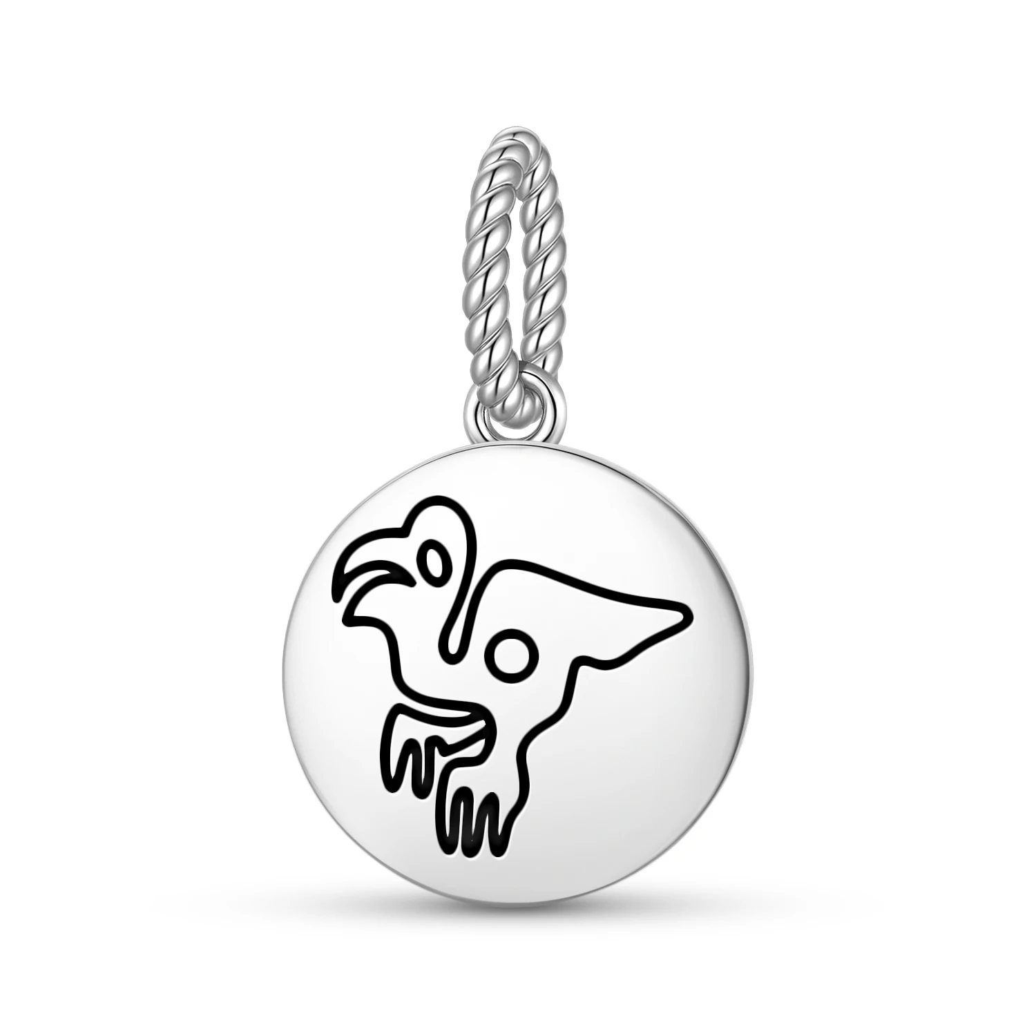 Nazca lines The Macaw Pendant 925 Sterling Silver Symbol Charm Bead for Women Bracelet Necklace Jewelry Fashion
Nazca lines The Macaw Pendant 925 Sterling Silver Symbol Charm Bead for Women Bracelet Necklace Jewelry Fashion