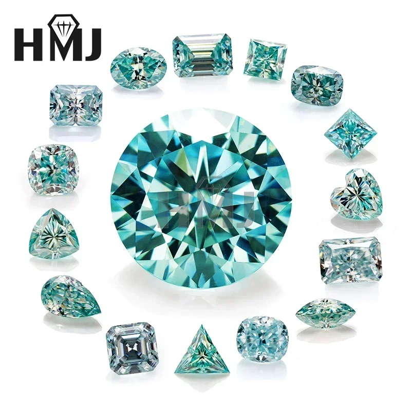 Natural Colors Loose Moissanite Stones Manufacturer Green Black Champagne D Color Fancy Cut 0.5ct~5ct With Certificate
Natural Colors Loose Moissanite Stones Manufacturer Green Black Champagne D Color Fancy Cut 0.5ct~5ct With Certificate