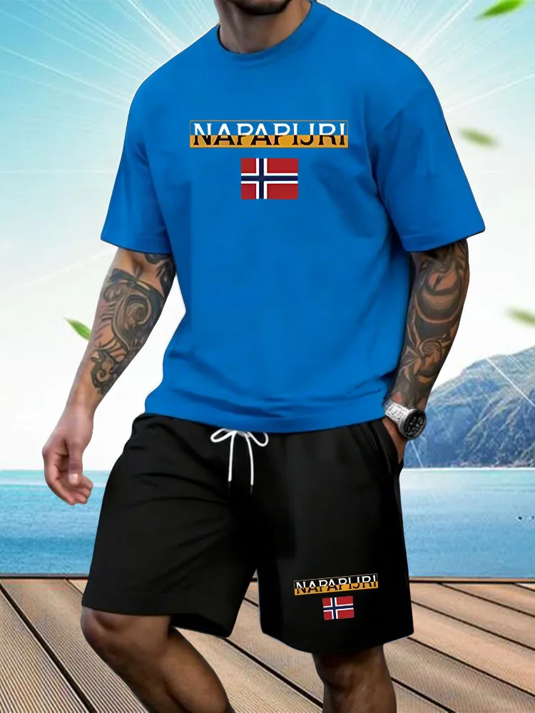 Men 2026 Summer New Casual Sports Suit Fashion Breathable Outdoor Men's Short-sleeved T-shirt + Training Shorts Two-piece Set
Men 2026 Summer New Casual Sports Suit Fashion Breathable Outdoor Men's Short-sleeved T-shirt + Training Shorts Two-piece Set