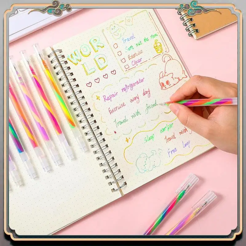 Durable 36 Pcs Rainbow Gel Pens Color Changing Glitter Neon Gel Pens Rainbow Pens For Adult Coloring Book
Durable 36 Pcs Rainbow Gel Pens Color Changing Glitter Neon Gel Pens Rainbow Pens For Adult Coloring Book
