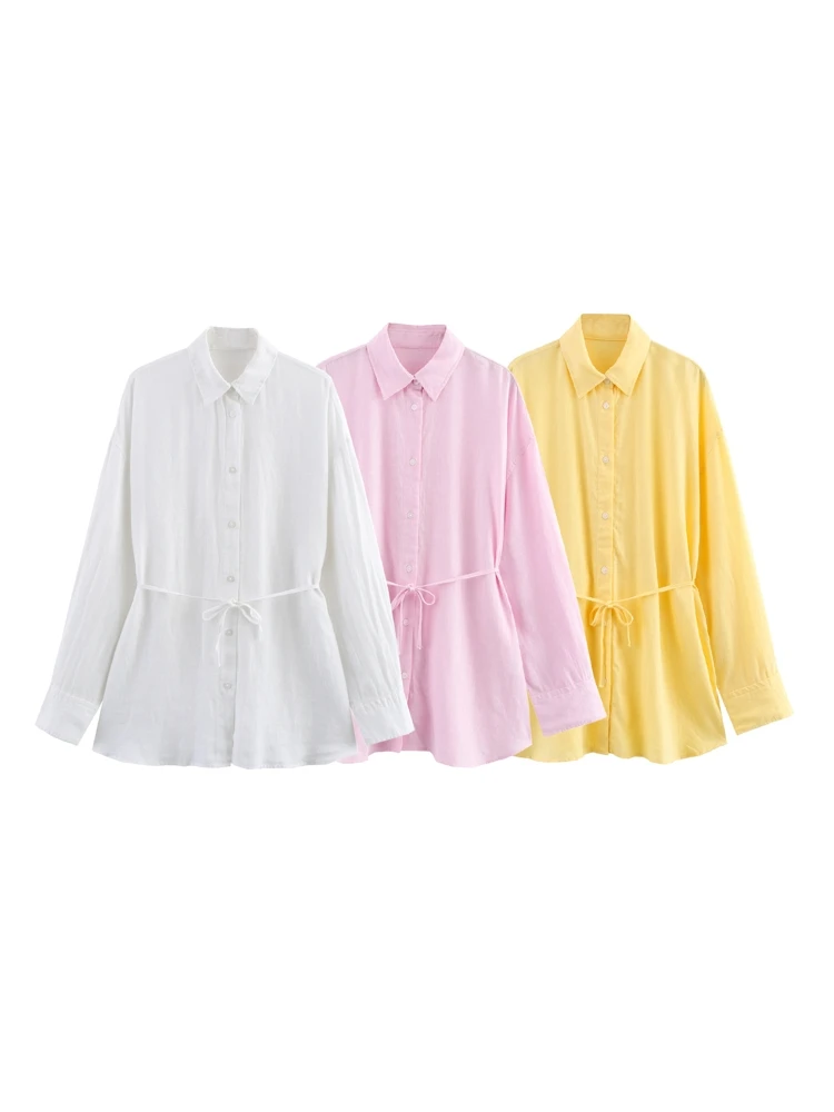 OUROPEAN ZTATION 2025 Spring Female Chic Shirt Coat Vintage Woman's Long Sleeve Outerwear Ruffles Loose Fit Turn-down Collar Top
OUROPEAN ZTATION 2025 Spring Female Chic Shirt Coat Vintage Woman's Long Sleeve Outerwear Ruffles Loose Fit Turn-down Collar Top