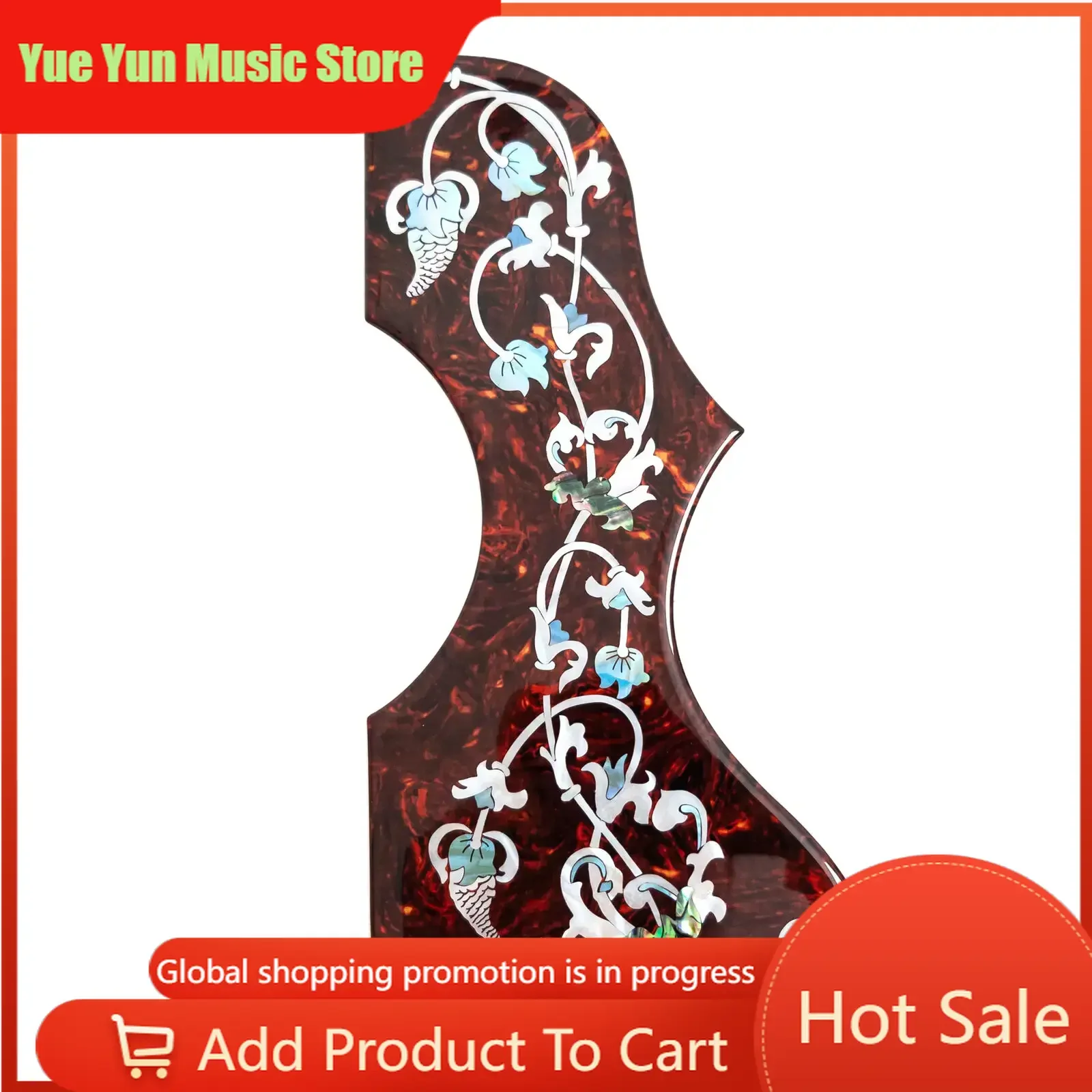 Universal Fit J200 SJ200 Acoustic Guitar Pickguard 2mm Thick Shell Inlay Binding for 40" to 41" Folk Guitar
Universal Fit J200 SJ200 Acoustic Guitar Pickguard 2mm Thick Shell Inlay Binding for 40" to 41" Folk Guitar
