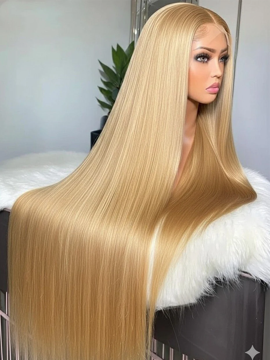 5x5 13x4 Honey Blonde Human Hair Hd Lace Wig #27 250 Density Vietnamese Bone Straight Lace Frontal Human Hair Wigs 18 20 22 inch
5x5 13x4 Honey Blonde Human Hair Hd Lace Wig #27 250 Density Vietnamese Bone Straight Lace Frontal Human Hair Wigs 18 20 22 inch