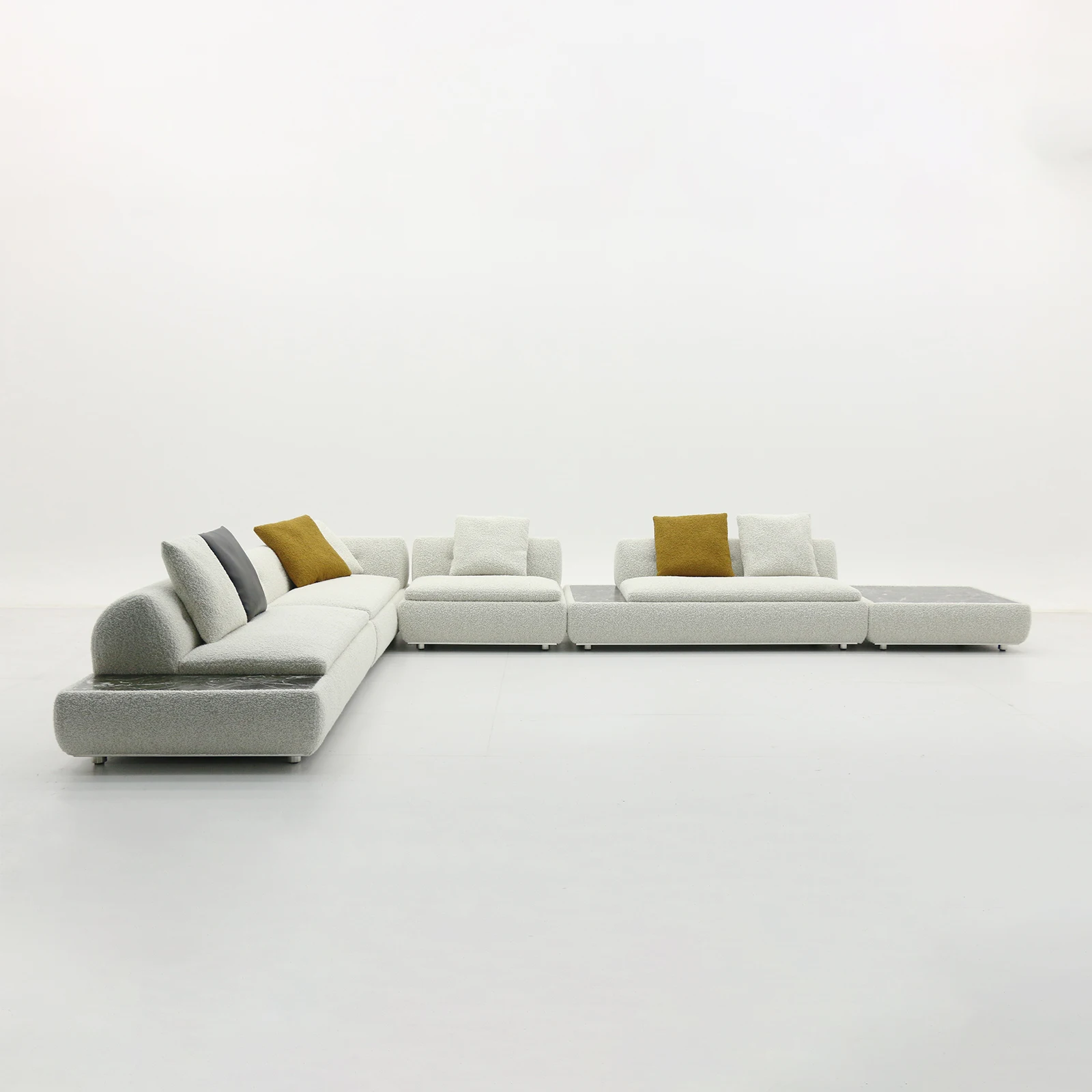 #Modern Luxury L Shape Modular Sofa Boucle Fabric Curved Sectional Sofa for Large Living Room Villa
#Modern Luxury L Shape Modular Sofa Boucle Fabric Curved Sectional Sofa for Large Living Room Villa