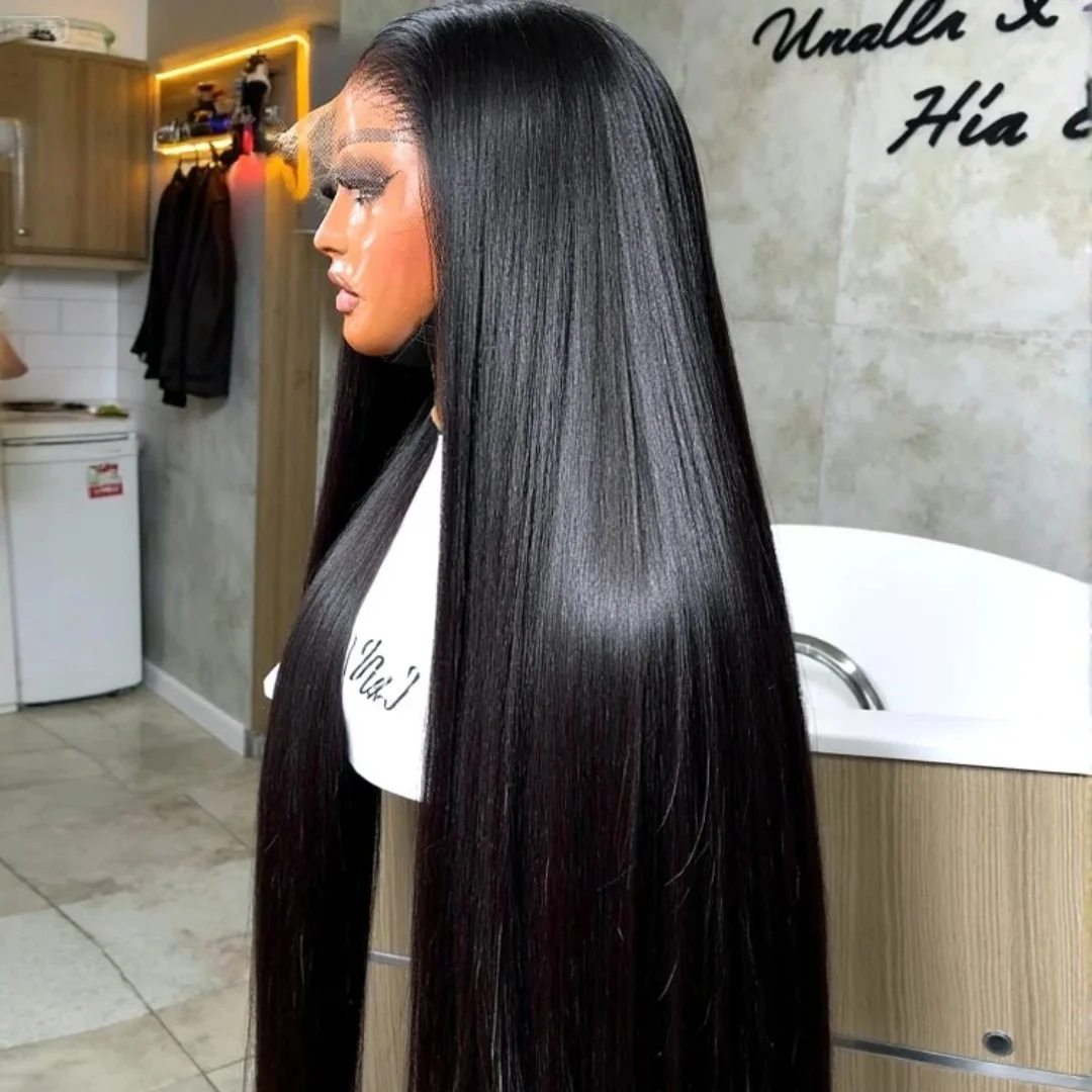 100% Human Hair 30 40 Inch Bone Straight 13x6 HD Transparent Lace Frontal Wigs Black Indian Raw 13x4 Lace Front Wig Silky 200%
100% Human Hair 30 40 Inch Bone Straight 13x6 HD Transparent Lace Frontal Wigs Black Indian Raw 13x4 Lace Front Wig Silky 200%