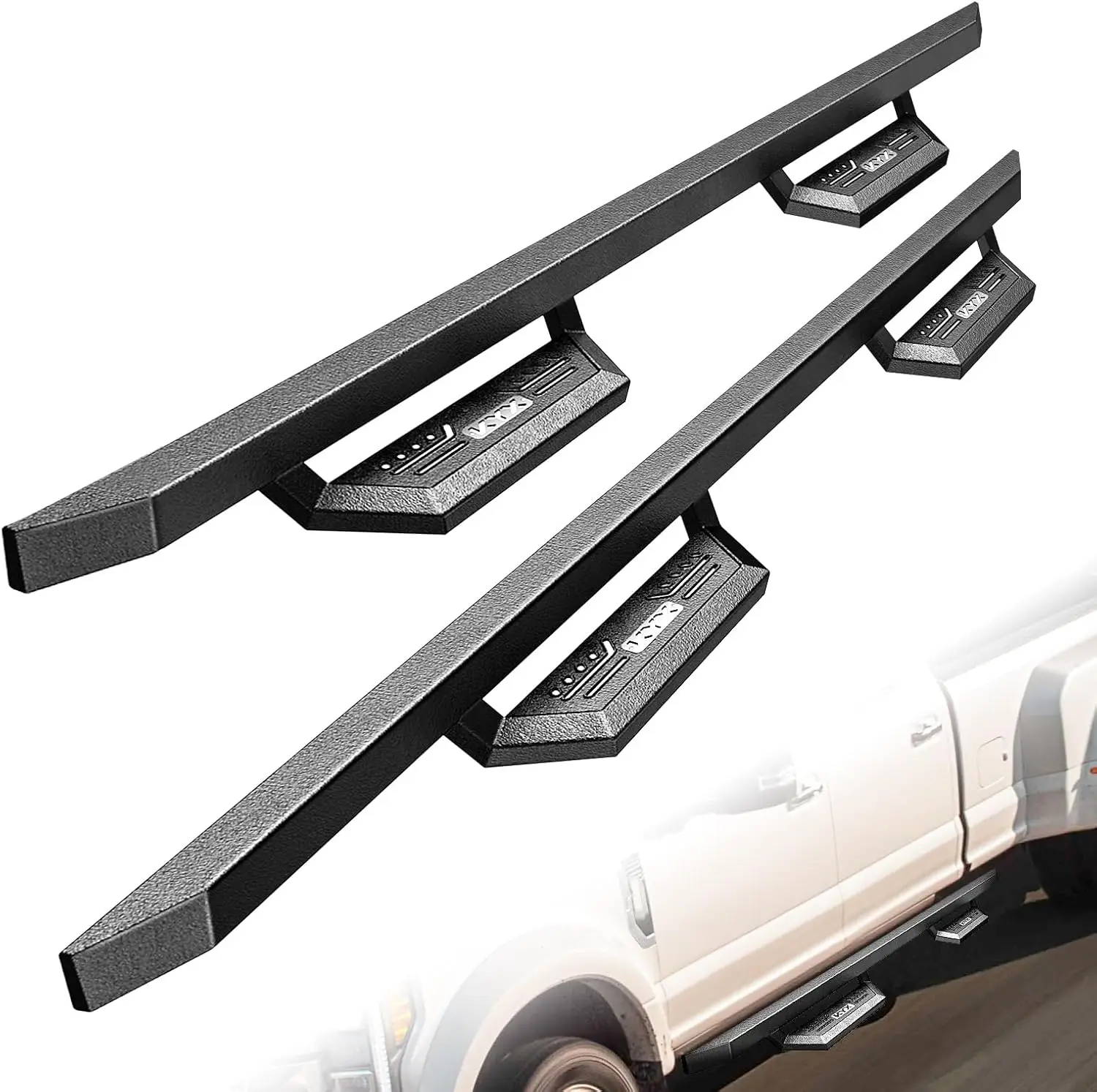 Подножки KYX для Super Duty Crew Cab 1999-2016 годов F250 F350, 5-дюймовые боковые ступеньки Nerf Bars Ступенчатые рельсы
Подножки KYX для Super Duty Crew Cab 1999-2016 годов F250 F350, 5-дюймовые боковые ступеньки Nerf Bars Ступенчатые рельсы