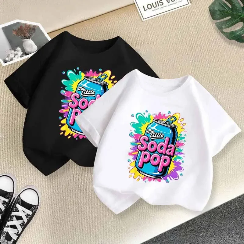 Little Soda Pop Print Children T-shirts Summer Boys Girls Casual Funny Colorful Tops Kids Comforta Crew Neck Short Sleeve Tees
Little Soda Pop Print Children T-shirts Summer Boys Girls Casual Funny Colorful Tops Kids Comforta Crew Neck Short Sleeve Tees