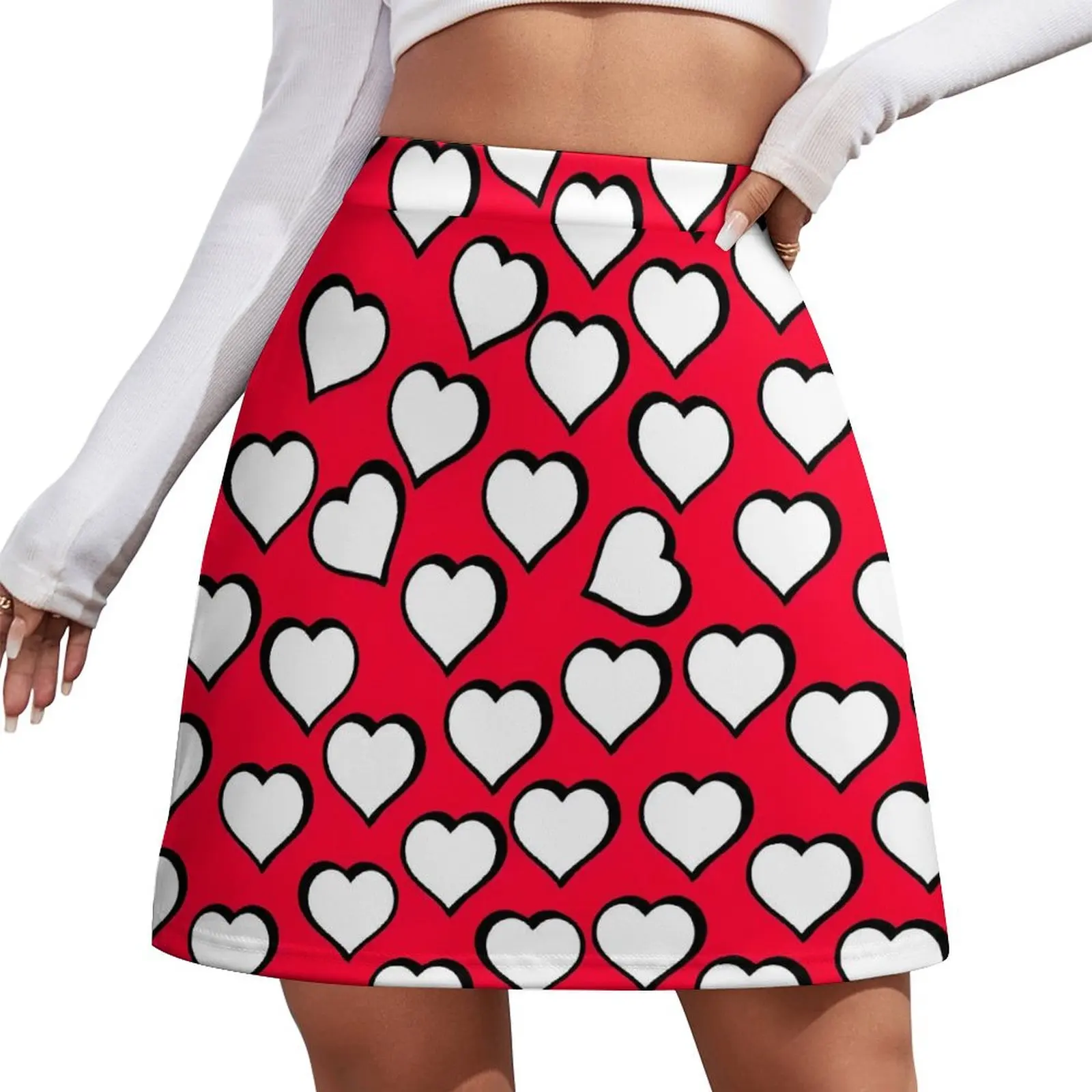 White Hearts Design Skirt Womens Trendy Mini Skirts High Waist Printed Streetwear Casual Skirt 2XL 3XL 4XL
White Hearts Design Skirt Womens Trendy Mini Skirts High Waist Printed Streetwear Casual Skirt 2XL 3XL 4XL