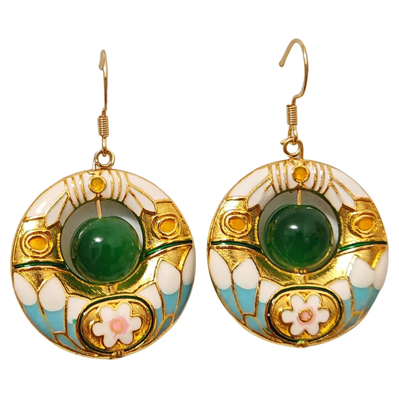 SHXIGreen Pearl White Flower Earrings | 925 Silver Hypoallergenic | Zen Oriental Boho For Qipao 2025
SHXIGreen Pearl White Flower Earrings | 925 Silver Hypoallergenic | Zen Oriental Boho For Qipao 2025