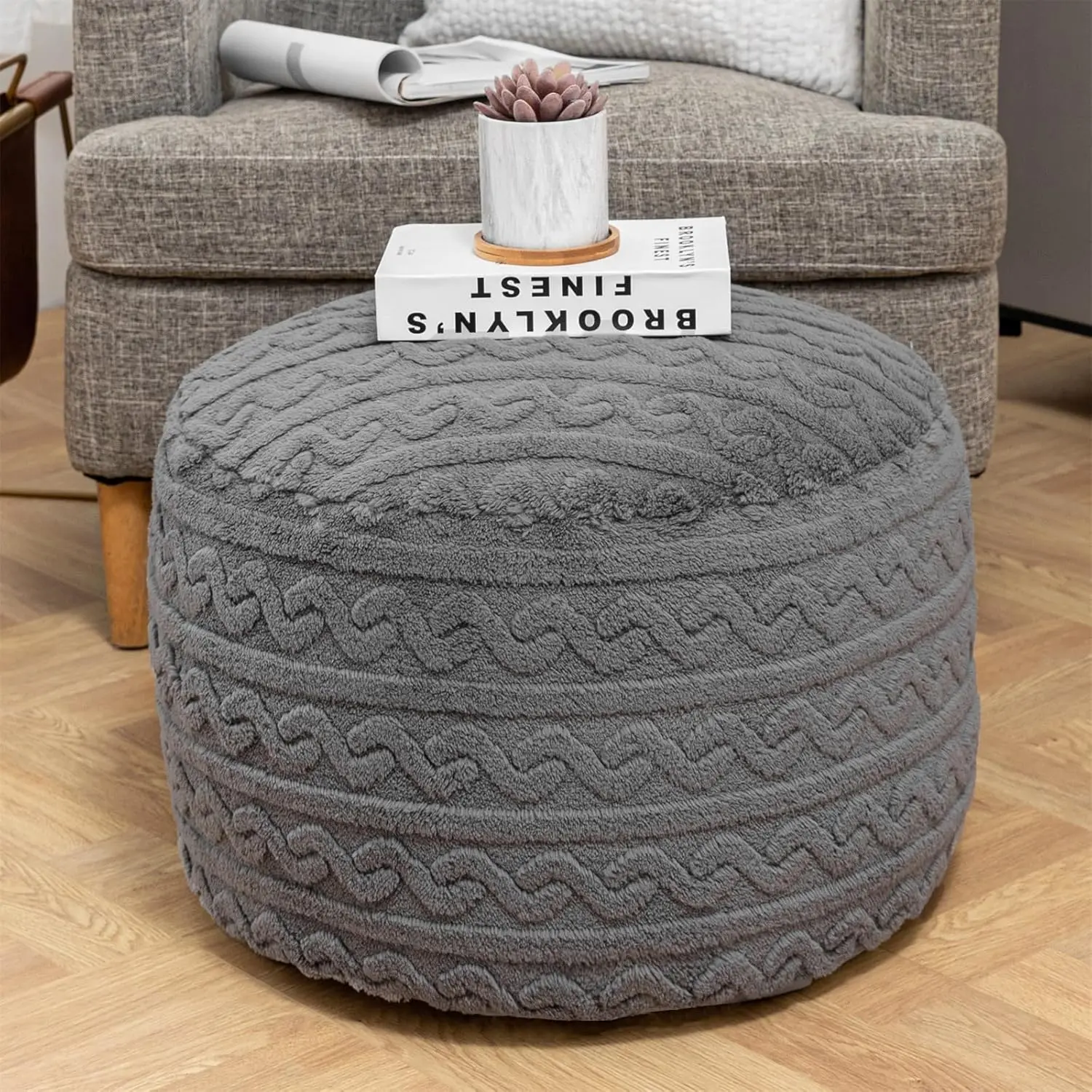 Ottoman Pouf Unstuffed 20X20X12 Hes Fluffy Ottoman Foot Rest No Filler Under Desk Foot Stool Great For Living Room Bedroom
Ottoman Pouf Unstuffed 20X20X12 Hes Fluffy Ottoman Foot Rest No Filler Under Desk Foot Stool Great For Living Room Bedroom