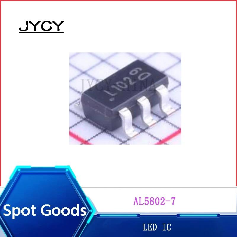 10PCS/lote AL5802-7 Original stock SOT23-6 DIY LED Display Lighting Drivers L102 Driver chip
10PCS/lote AL5802-7 Original stock SOT23-6 DIY LED Display Lighting Drivers L102 Driver chip