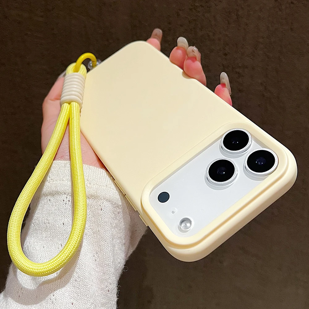 Pop Candy Color Matte Wrist Strap Phone Case For IPhone 17 16 Pro Max 15 14 13 12 11 Air Plus Colorful Lanyard Shockproof Soft C
Pop Candy Color Matte Wrist Strap Phone Case For IPhone 17 16 Pro Max 15 14 13 12 11 Air Plus Colorful Lanyard Shockproof Soft C