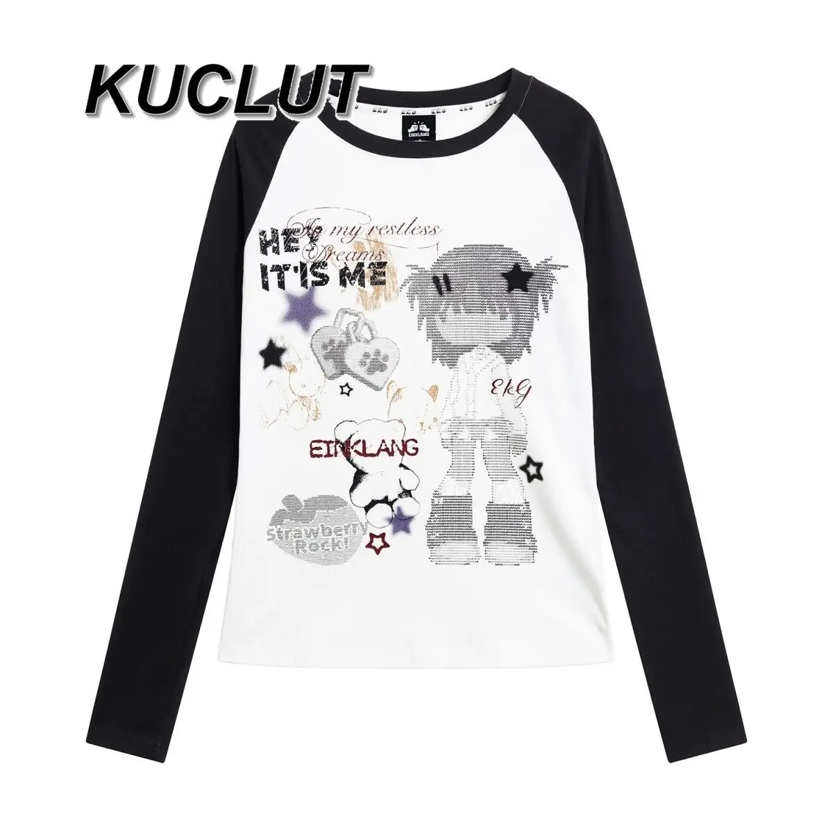 Japanese Style Tees Girl Summer Cartoon Contrasting Color Shirts for Women Long Short Sleeve T-shirt Y2k Loose Bottoming Top
Japanese Style Tees Girl Summer Cartoon Contrasting Color Shirts for Women Long Short Sleeve T-shirt Y2k Loose Bottoming Top