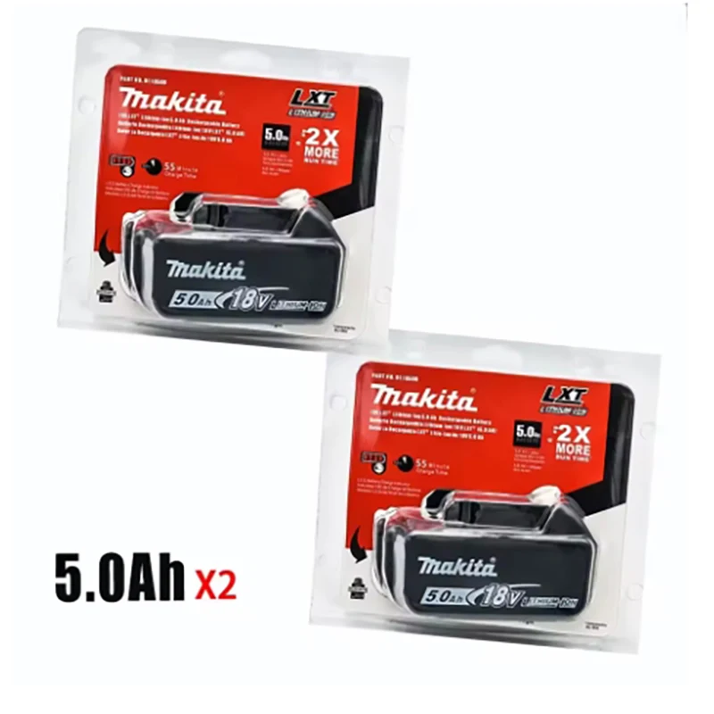 Original Makita 6Ah/5Ah/ Makita 18V BatteryDDF485 DTD152 BL1830B BL1850B BL1850 BL1840 BL1860 BL1815 Replacement Lithium Battery
Original Makita 6Ah/5Ah/ Makita 18V BatteryDDF485 DTD152 BL1830B BL1850B BL1850 BL1840 BL1860 BL1815 Replacement Lithium Battery