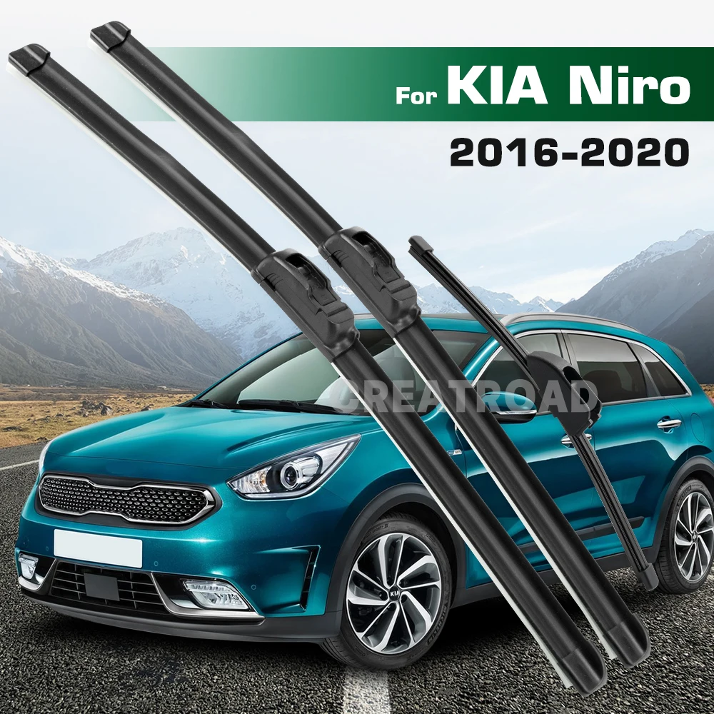 GREATROAD Стеклоочиститель с левым и правым рулем, набор передних и задних щеток стеклоочистителя для KIA Niro 2016-2020, щетки для лобового стекла и окон
GREATROAD Стеклоочиститель с левым и правым рулем, набор передних и задних щеток стеклоочистителя для KIA Niro 2016-2020, щетки для лобового стекла и окон