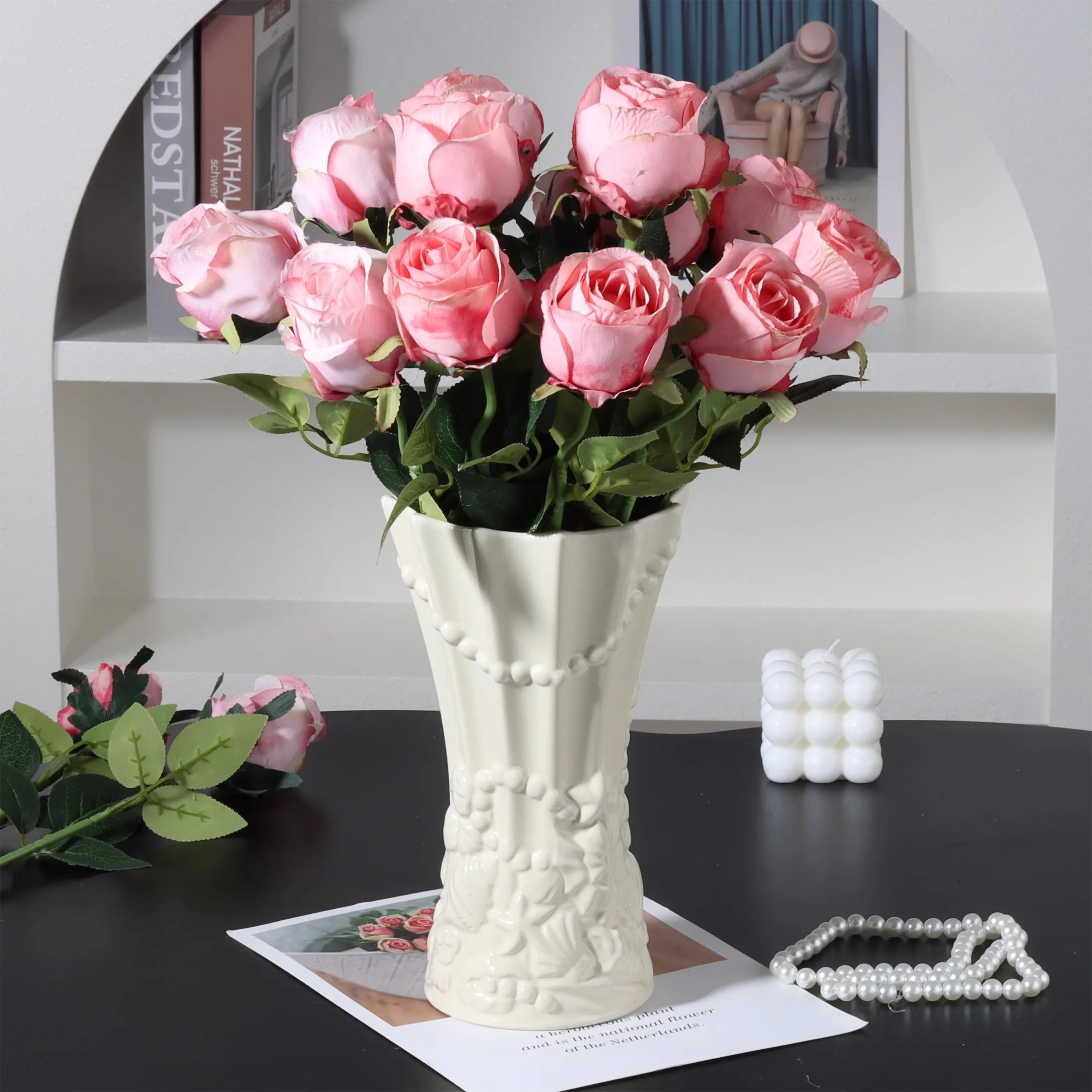 French relief three-dimensional hydroponic ceramic vase for home, living room, dining table, foyer decoration, gift giving and d
French relief three-dimensional hydroponic ceramic vase for home, living room, dining table, foyer decoration, gift giving and d