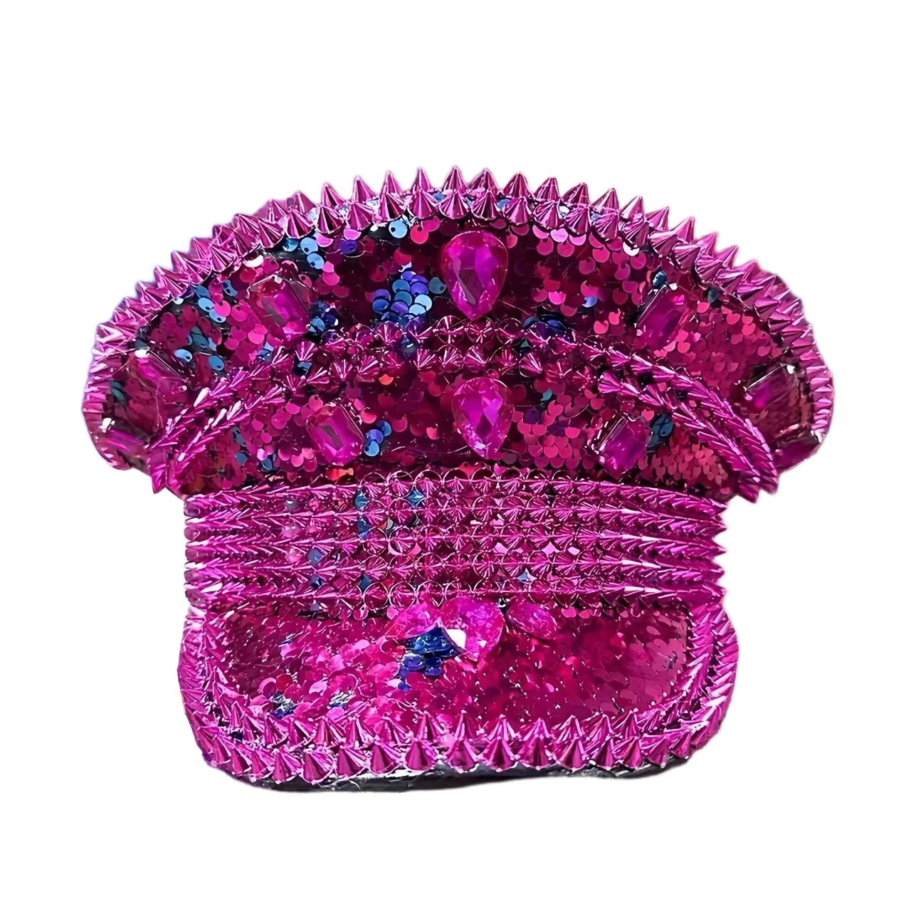 Steampunk Captain Hat Rhinestone for Burning Man Festival Woman, Vintage Military Accessories & Cap for Man
Steampunk Captain Hat Rhinestone for Burning Man Festival Woman, Vintage Military Accessories & Cap for Man