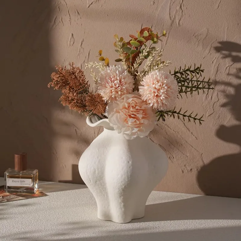 Irregular Wavy Rim Bloom Vessel Full Matte Pale Tone Single Standard Size Living Room Table Dried & Fresh Stem Floral Display
Irregular Wavy Rim Bloom Vessel Full Matte Pale Tone Single Standard Size Living Room Table Dried & Fresh Stem Floral Display