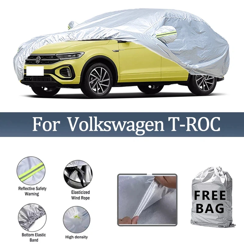 For Volkswagen T-ROC Car Cover Outdoor Protection Covers Snow Sunshade Waterproof Dustproof Exterior UV Car Accessories
For Volkswagen T-ROC Car Cover Outdoor Protection Covers Snow Sunshade Waterproof Dustproof Exterior UV Car Accessories