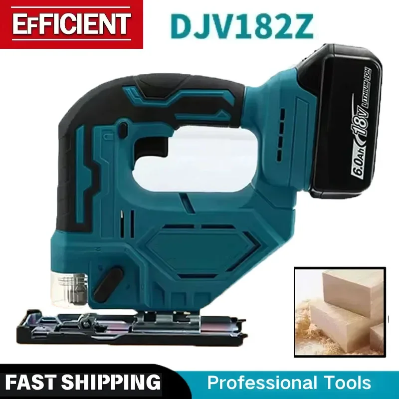 Бесщеточный электрический лобзик Makita DJV182Z 340 Вт для аккумулятора 18 В, с пильным полотном, беспроводной, с рукояткой-тубусом, портативный
Бесщеточный электрический лобзик Makita DJV182Z 340 Вт для аккумулятора 18 В, с пильным полотном, беспроводной, с рукояткой-тубусом, портативный