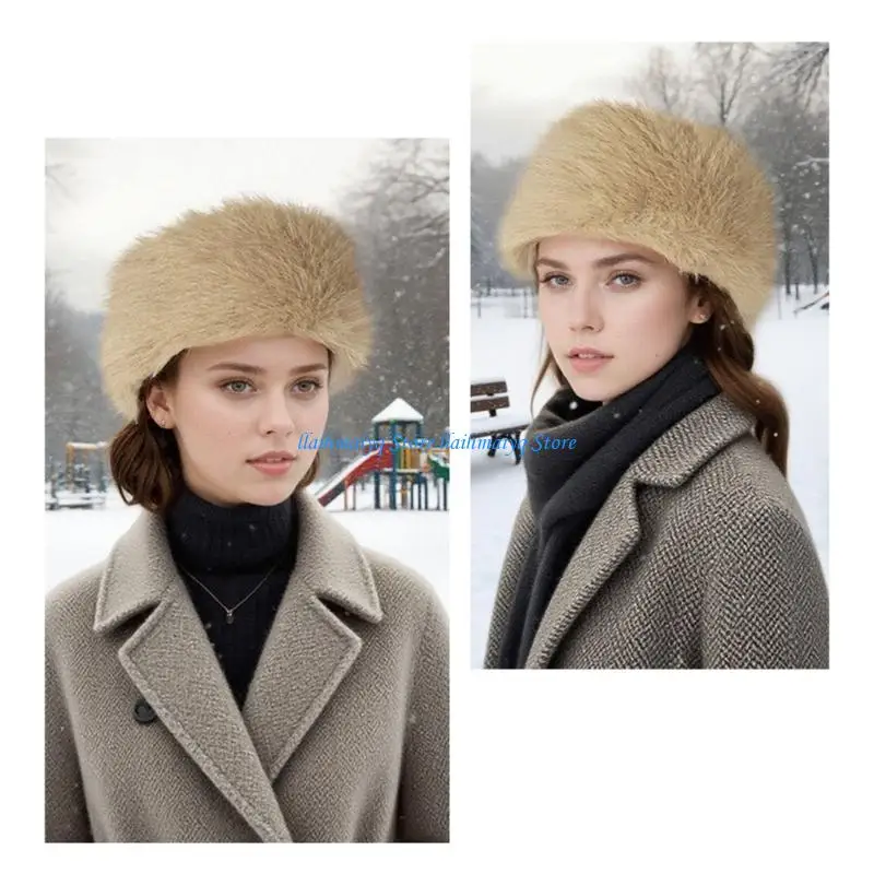573B Thick Plush Headbands Hat Windproof Hairband Winter Warmth Comfortable Hat 2Pcs
573B Thick Plush Headbands Hat Windproof Hairband Winter Warmth Comfortable Hat 2Pcs