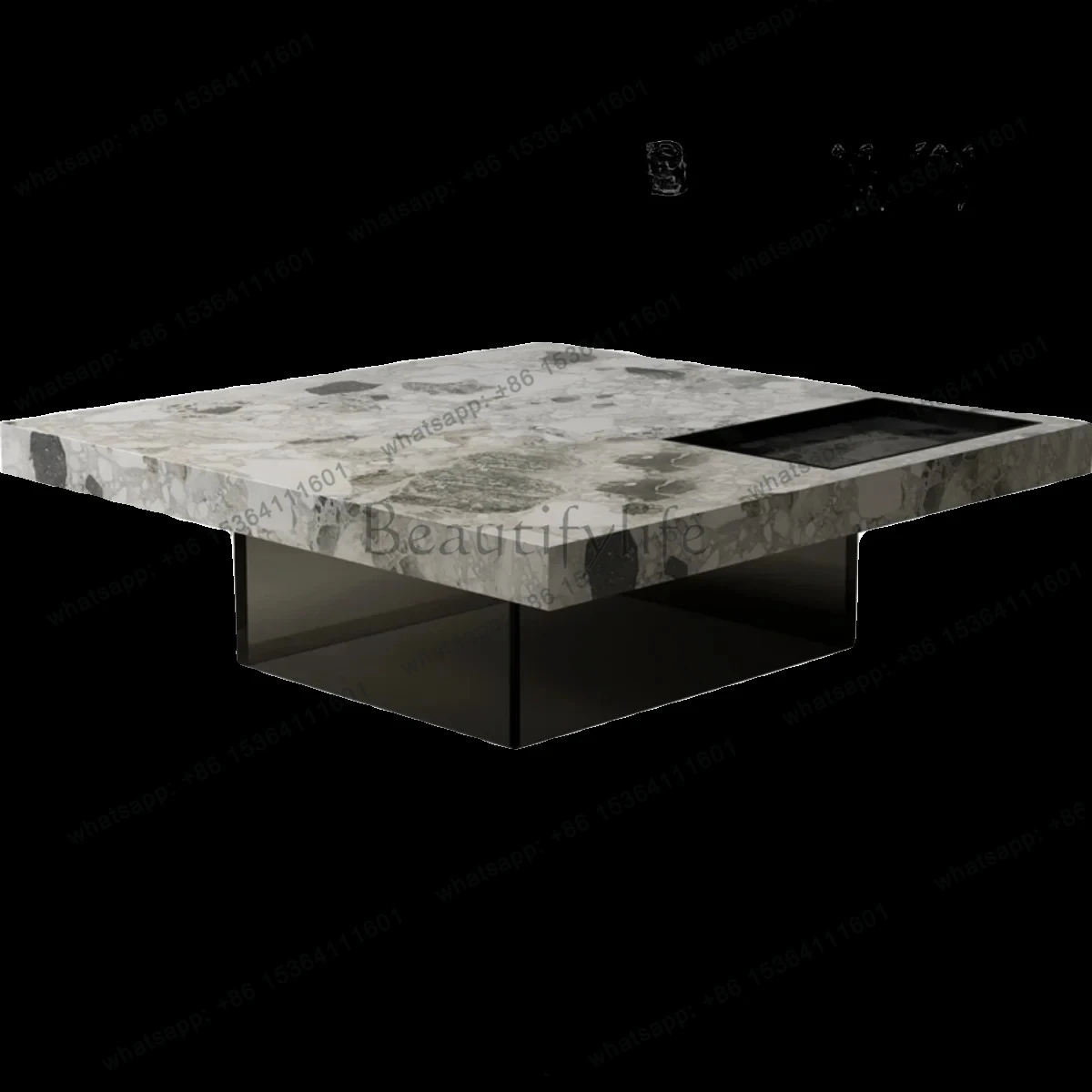 FG26Natural marble square coffee table Italian minimalist small apartment coffee table
FG26Natural marble square coffee table Italian minimalist small apartment coffee table