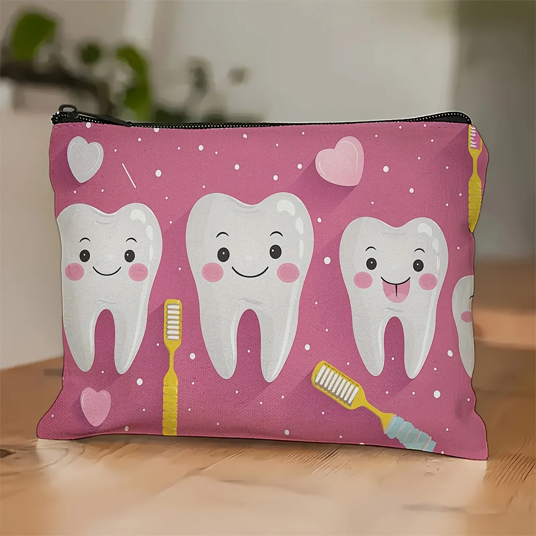 Face Tooth Dental Care Organizer Smiling Teeth Makeup Pencil Case Dental Hygiene Storage Bag Unisex Gift Suitable Family Friends
Face Tooth Dental Care Organizer Smiling Teeth Makeup Pencil Case Dental Hygiene Storage Bag Unisex Gift Suitable Family Friends