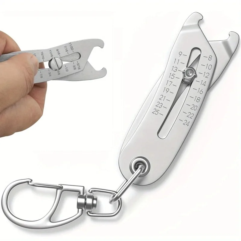 Precise Bolt Size Finder Keychain, Size Catcher, Bolt and Nut Identifier Gauge Size Gauge Precise Bolt Size Finder Keychain
Precise Bolt Size Finder Keychain, Size Catcher, Bolt and Nut Identifier Gauge Size Gauge Precise Bolt Size Finder Keychain