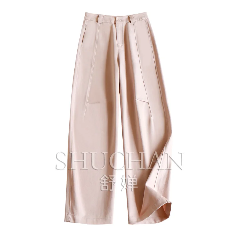 Lyocell + Cotton Wide Leg Banana Sickle Trousers New Women 5Z65 Pantalones Mujer Trousers Women
Lyocell + Cotton Wide Leg Banana Sickle Trousers New Women 5Z65 Pantalones Mujer Trousers Women