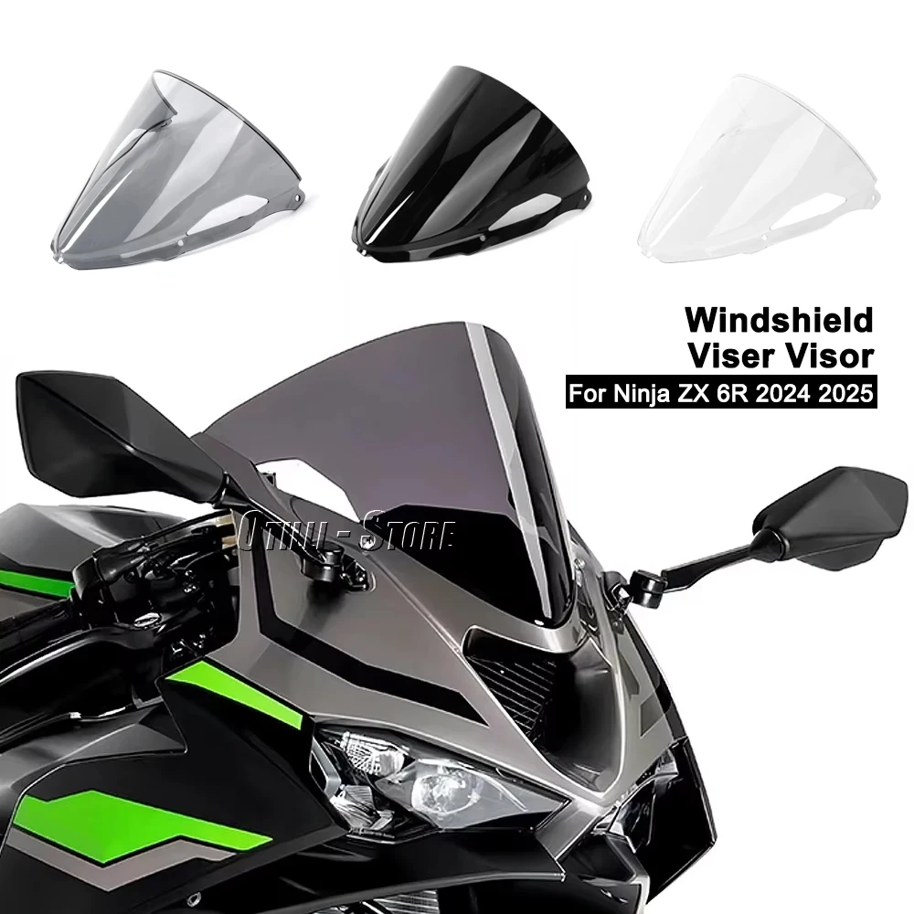 For Kawasaki Ninja ZX6R ZX 6R 2024 2025 Motorcycle Accessories Windshield Wind Deflectors Viser Visor NINJA ZX-6R Windscreens
For Kawasaki Ninja ZX6R ZX 6R 2024 2025 Motorcycle Accessories Windshield Wind Deflectors Viser Visor NINJA ZX-6R Windscreens