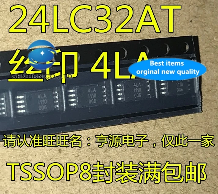 10 шт. 24LC32AT-I/ST 24LC32AT Silkscreen 4LA TSSOP8 микросхема хранения в наличии 100% новые и оригинальные
10 шт. 24LC32AT-I/ST 24LC32AT Silkscreen 4LA TSSOP8 микросхема хранения в наличии 100% новые и оригинальные