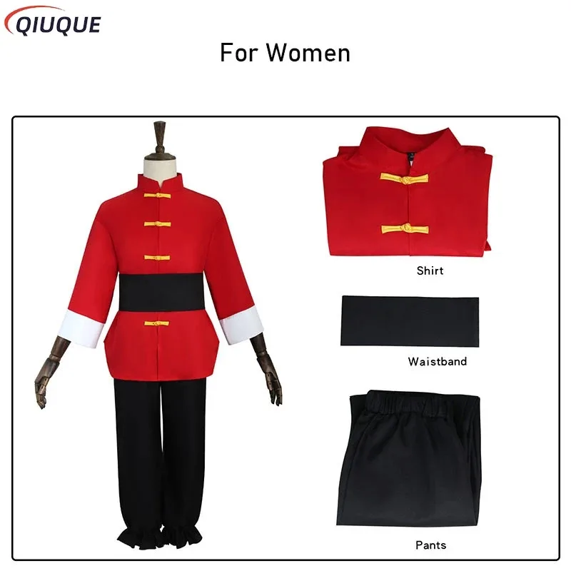 Anime 1/2 Saotome Ranma cosplay costume wig Halloween carnival party set red uniform male and female cosplay costume
Anime 1/2 Saotome Ranma cosplay costume wig Halloween carnival party set red uniform male and female cosplay costume