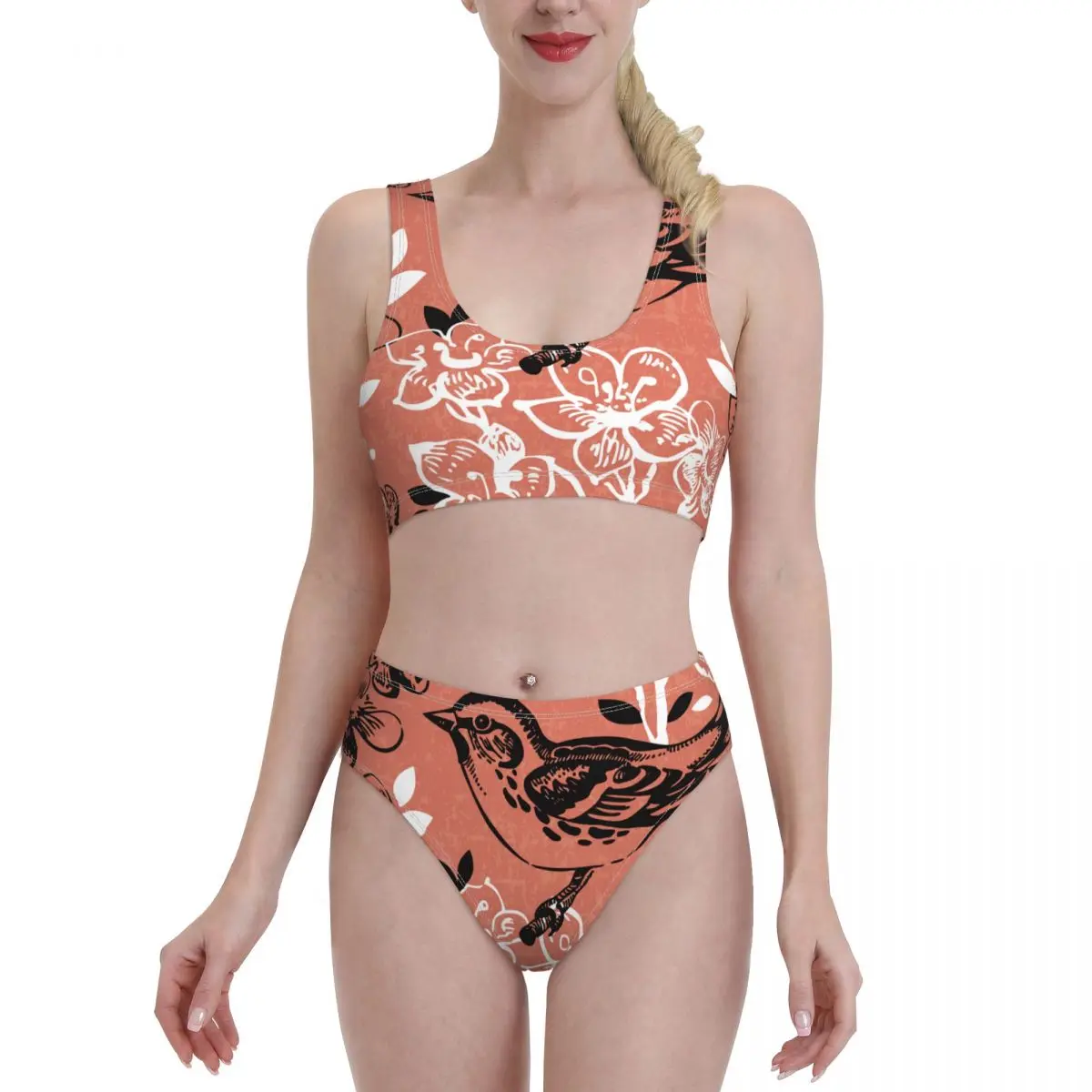 Bikini Sets for Women High Waisted Bathing Suits Floral Print Scoop Neck 2 Piece Swimsuit 524029947
Bikini Sets for Women High Waisted Bathing Suits Floral Print Scoop Neck 2 Piece Swimsuit 524029947