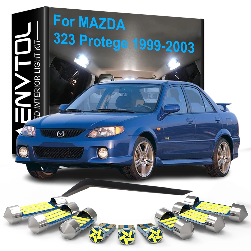 12 шт. автомобильные аксессуары, комплект светодиодных внутренних фонарей Canbus для Mazda 323 Protege 1999 2000 2001 2002 2003, купольная лампа номерного знака для чтения
12 шт. автомобильные аксессуары, комплект светодиодных внутренних фонарей Canbus для Mazda 323 Protege 1999 2000 2001 2002 2003, купольная лампа номерного знака для чтения