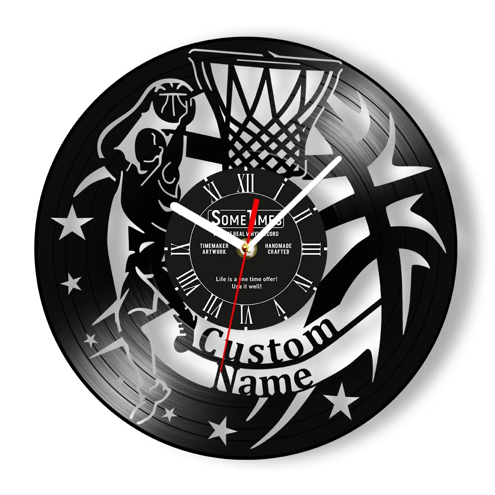 Настраиваемые часы для баскетбола с виниловой пластиной для детской спальни, персонализированное название баскетбола, музыкальный альбом в стиле ретро, настенные часы с лазерной резкой
Настраиваемые часы для баскетбола с виниловой пластиной для детской спальни, персонализированное название баскетбола, музыкальный альбом в стиле ретро, настенные часы с лазерной резкой