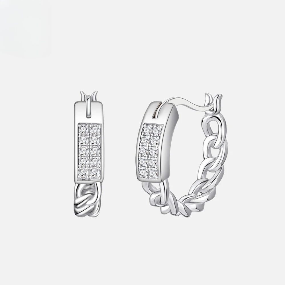 New S925 sterling silver Fried Dough Twists exquisite micro set zircon earrings light luxury versatile earrings wedding jewelry
New S925 sterling silver Fried Dough Twists exquisite micro set zircon earrings light luxury versatile earrings wedding jewelry