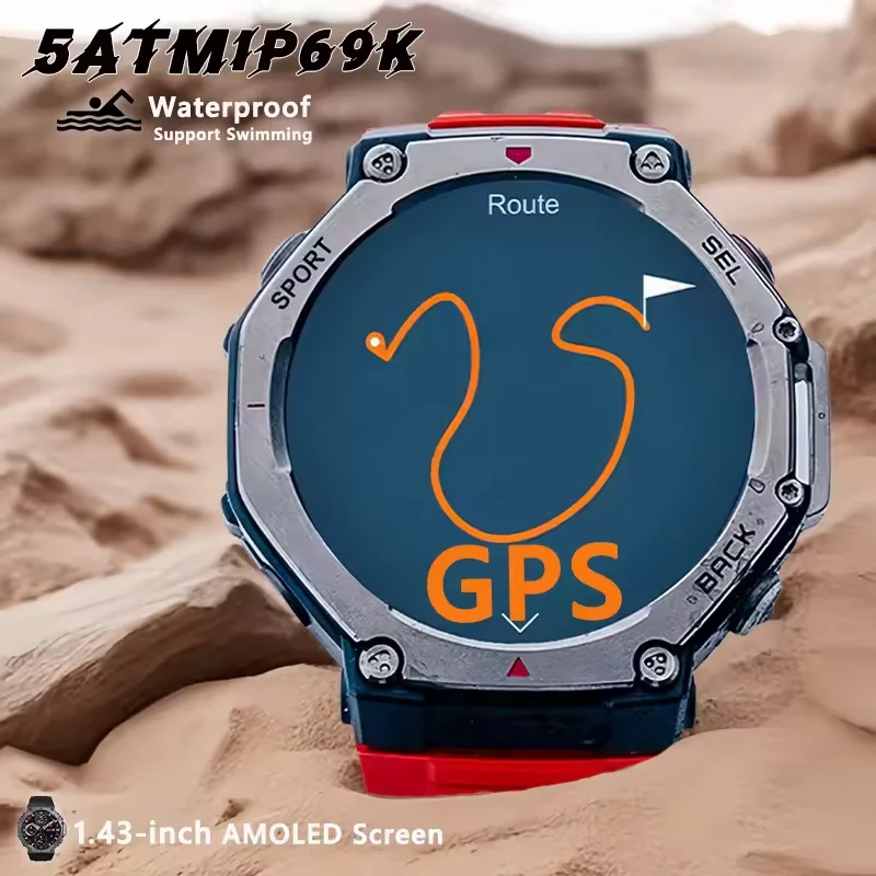 2025 New GPS Smartwatch 10ATM IP69K Waterproof Built-in Dual-band GNSS Compass Military Sport Smartwatch Men 2025 New For HUAWEI
2025 New GPS Smartwatch 10ATM IP69K Waterproof Built-in Dual-band GNSS Compass Military Sport Smartwatch Men 2025 New For HUAWEI