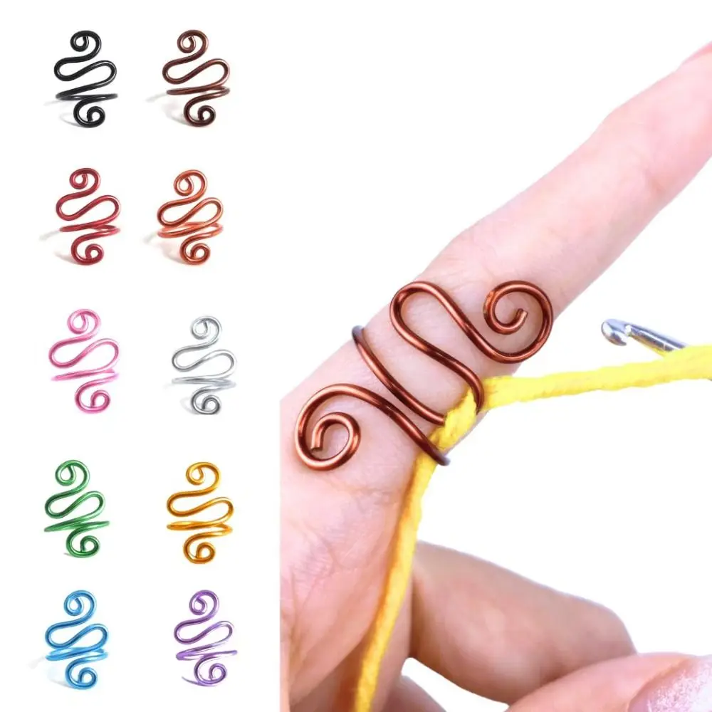 Sewing Accessories Adjustable Crochet Finger Ring Thimble Ring Finger Wear Knitting Loop Crochet Crafts DIY Adjustable Hook Ring
Sewing Accessories Adjustable Crochet Finger Ring Thimble Ring Finger Wear Knitting Loop Crochet Crafts DIY Adjustable Hook Ring