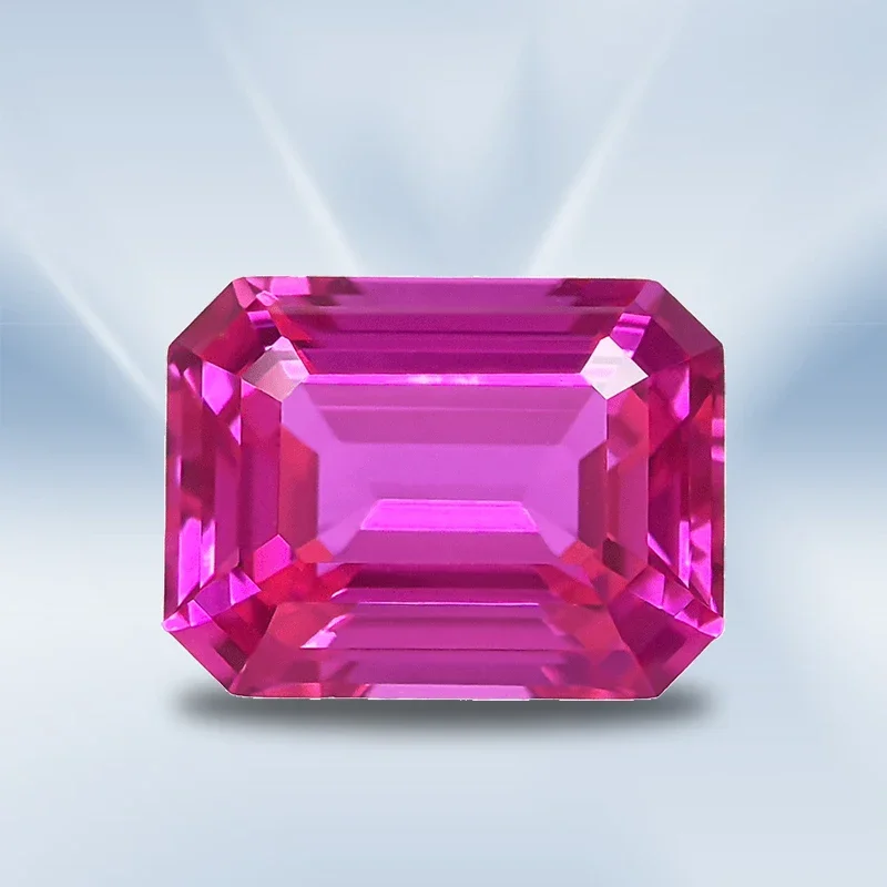 Lab Grown Sapphire Hot Pink Color Emerald Cut VVS1 Charms DIY Jewelry Making Bracelet Rings Materials Selectable AGL Certificate
Lab Grown Sapphire Hot Pink Color Emerald Cut VVS1 Charms DIY Jewelry Making Bracelet Rings Materials Selectable AGL Certificate