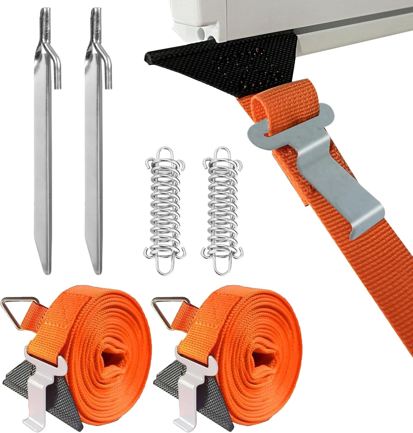 Awning Straps Tie Down Kits For For Thule, Fiamma, Dometic Awning Fit For Most Motorhomes Awning Tie Down Strap Kits Windproof
Awning Straps Tie Down Kits For For Thule, Fiamma, Dometic Awning Fit For Most Motorhomes Awning Tie Down Strap Kits Windproof