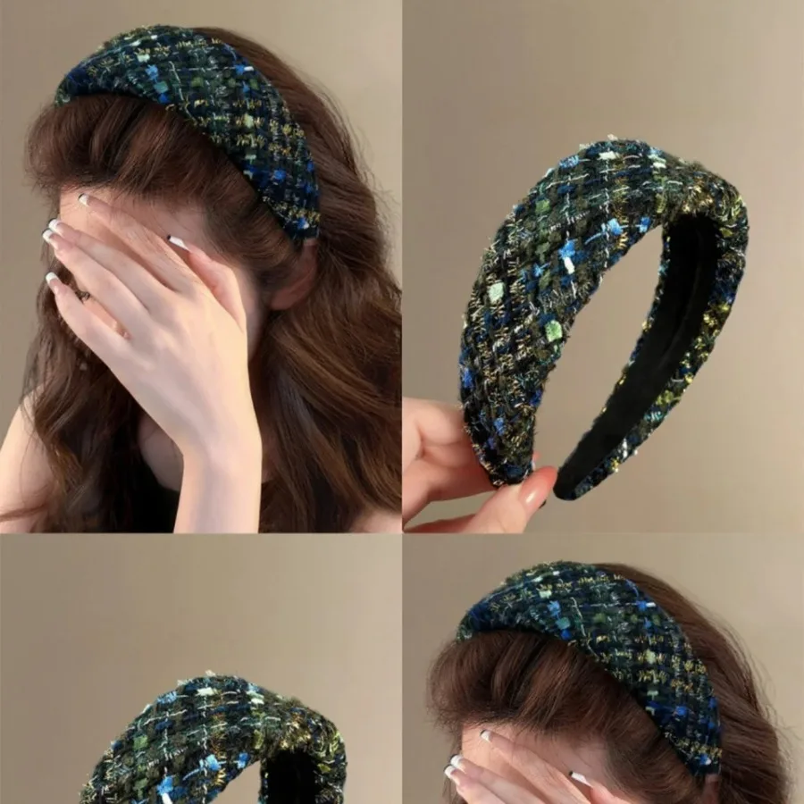 1PC Vintage Tweed Headband For Women Autumn Winter Fashion Elegant Wide-Brimmed Hair Hoop Hair Accessories Stylish Hair
1PC Vintage Tweed Headband For Women Autumn Winter Fashion Elegant Wide-Brimmed Hair Hoop Hair Accessories Stylish Hair