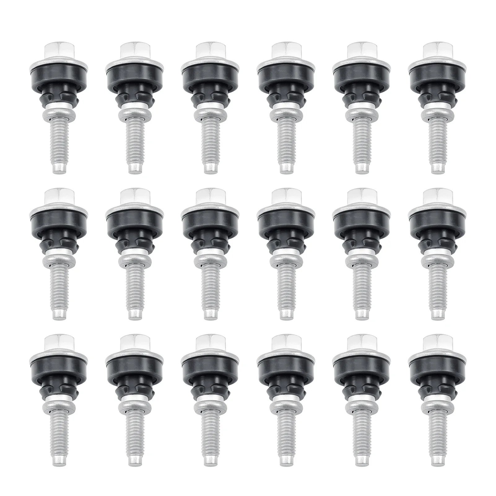18 PCS Engine Valve Cover Bolts For 2005-2010 Mustang, 2005-2014 Expedition, 2007-2010 Explorer, Replaces 7L1Z-6C519-A
18 PCS Engine Valve Cover Bolts For 2005-2010 Mustang, 2005-2014 Expedition, 2007-2010 Explorer, Replaces 7L1Z-6C519-A