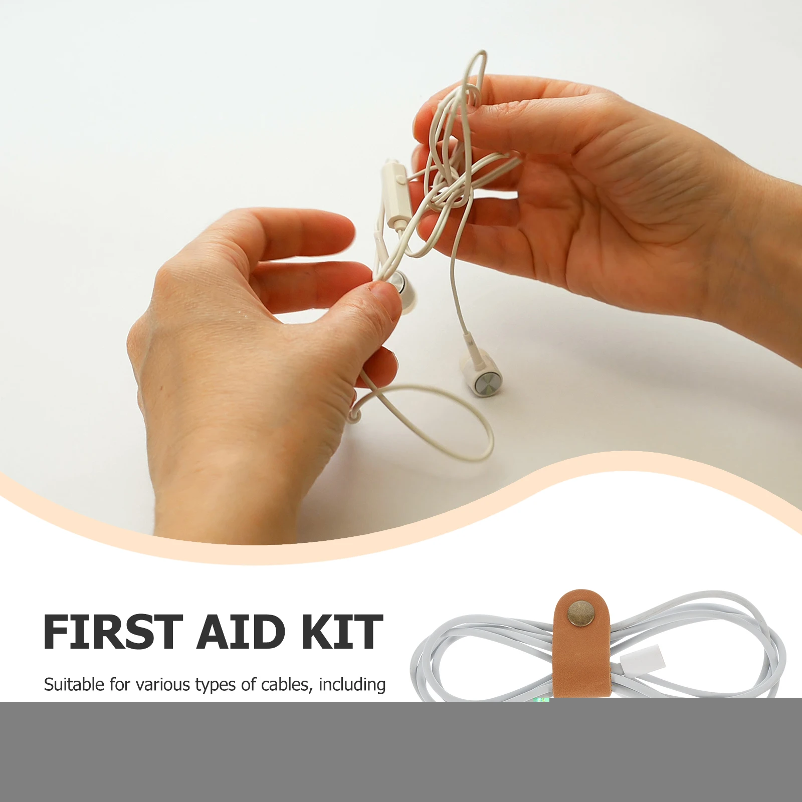 5 Pcs Cable Organizer Straps Wire Wrap Management Cord Organizers Reusable USB Earphone Storage Clamps Household Ties
5 Pcs Cable Organizer Straps Wire Wrap Management Cord Organizers Reusable USB Earphone Storage Clamps Household Ties