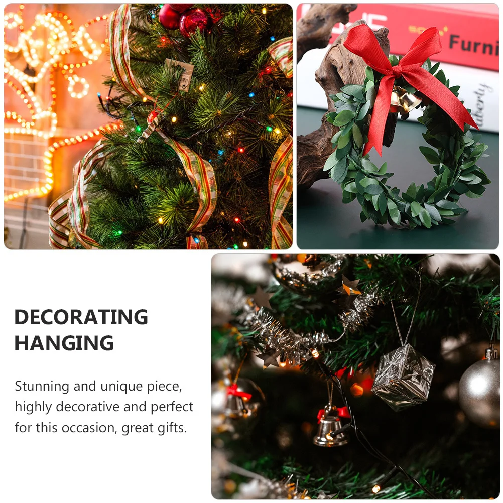 6Pcs Christmas Bell Hanging Wreaths Festival Bow Knot Garland Mini Indoor Outdoor Party Decoration Floral Xmas Wall
6Pcs Christmas Bell Hanging Wreaths Festival Bow Knot Garland Mini Indoor Outdoor Party Decoration Floral Xmas Wall
