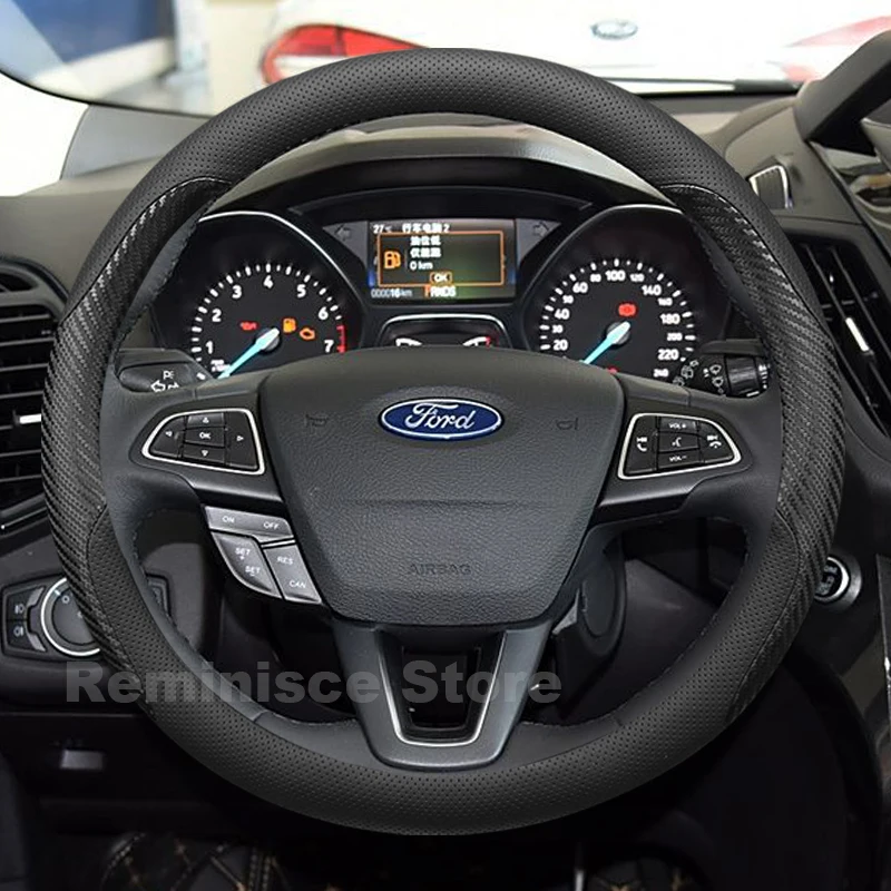 Leather Car Steering Wheel Cover for Ford kuga mk1 mk2 mk3 2008-2024 Ford Ranger Auto Steering Wheel Cover Ford kuga Accessories
Leather Car Steering Wheel Cover for Ford kuga mk1 mk2 mk3 2008-2024 Ford Ranger Auto Steering Wheel Cover Ford kuga Accessories