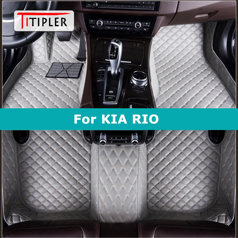 TITIPLER Custom Car Floor Mats For KIA RIO K2 Auto Carpets Foot Coche Accessorie
TITIPLER Custom Car Floor Mats For KIA RIO K2 Auto Carpets Foot Coche Accessorie