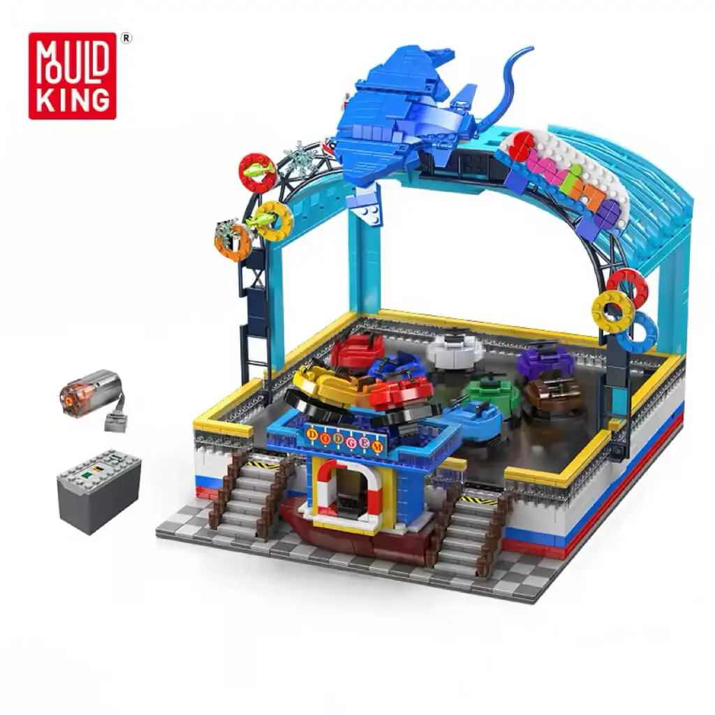 Mould King 11018 Amusement Park The Motorized Bumper Boats Building Block DIY Creative Assembly Educational Toys for kids Gift
Mould King 11018 Amusement Park The Motorized Bumper Boats Building Block DIY Creative Assembly Educational Toys for kids Gift