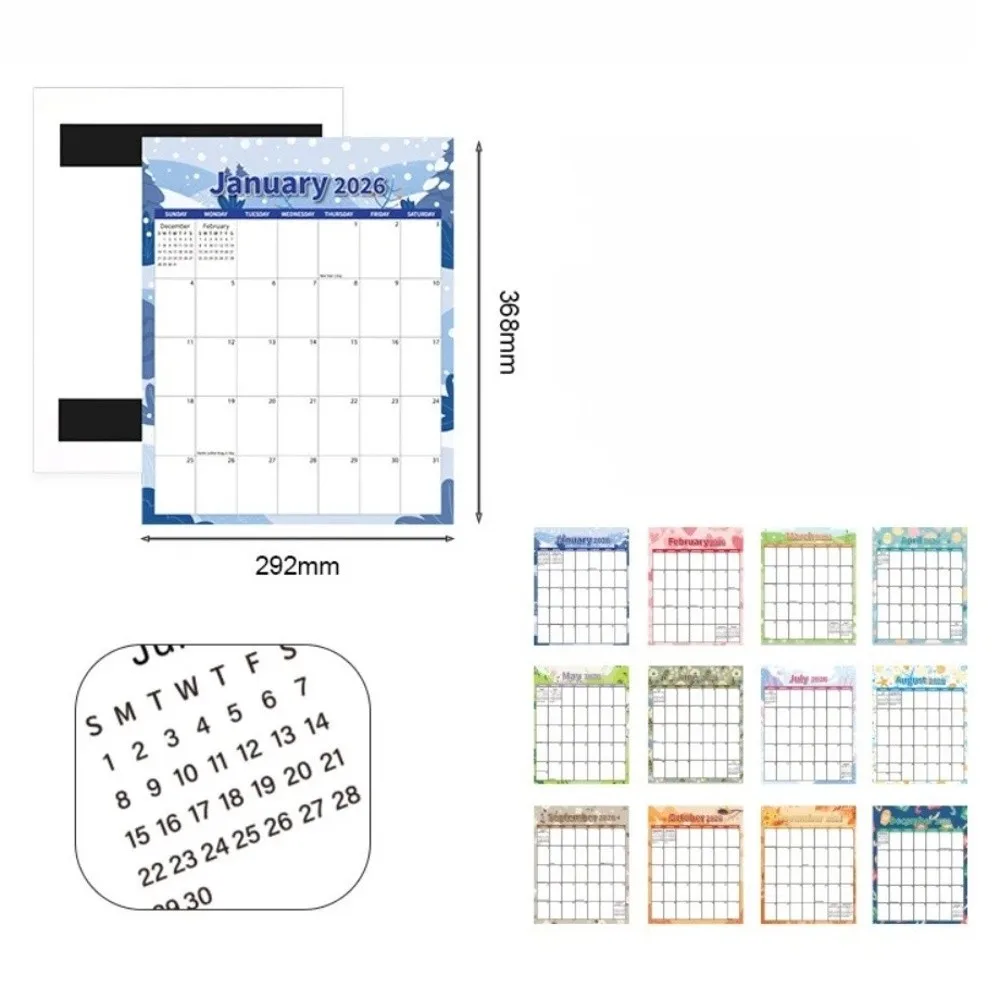 New Magnetic Refrigerator Calendar Smudge-proof Whiteboard Daily Planning Calendar 12-month Reusable Punch-In Planner Home Use
New Magnetic Refrigerator Calendar Smudge-proof Whiteboard Daily Planning Calendar 12-month Reusable Punch-In Planner Home Use